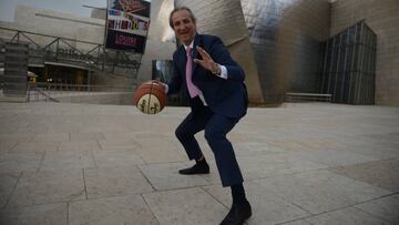 El presidente de la Federación Vizcaína, German Monge, posa para AS.