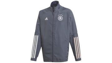 Sudadera gris Adidas de la selección de fútbol de Alemania para hombre