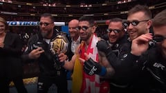 Topuria, campeón del peso pluma, reta a McGregor en España: “Si todavía tienes pelotas...”