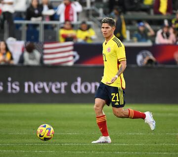 La Selección Colombia disputó un partido amistoso ante Estados Unidos.