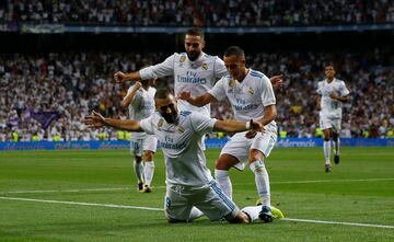 Benzema celebrates 2-0