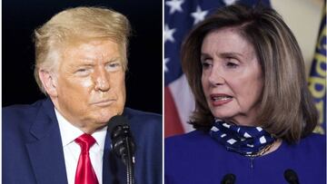 Segundo cheque de estímulo: Trump podría firmar un presupuesto de 1.3 billones; Pelosi quiere 2.2 billones