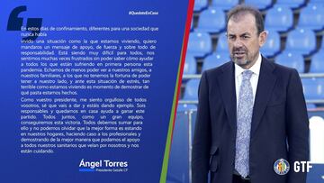 El Getafe lanza ánimos a la afición desde su revista online