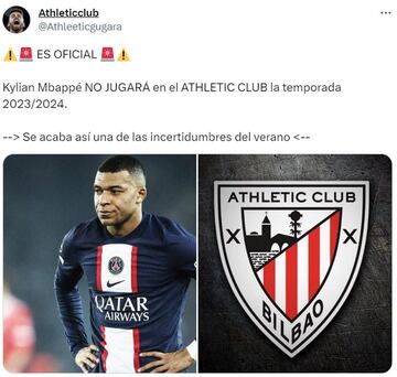 El cachondeo en Twitter con “Kylian Mbappé NO JUGARÁ”