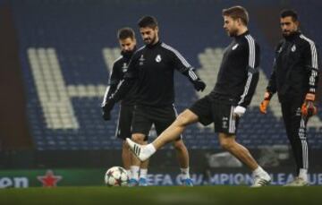 Entrenamiento del Real Madrid en Gelsenkirchen, Illarramendi.