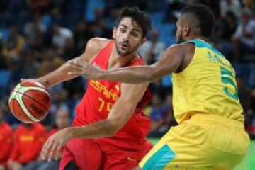 Ricky Rubio y Patty Mills.