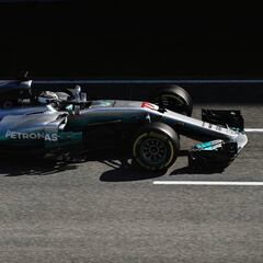 Mercedes es el monoplaza más largo de la parrilla: 3,76 metros