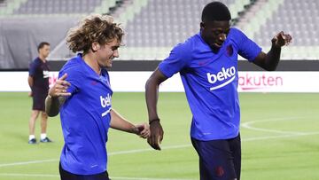 Dembélé es el jugador peor valorado por la afición y Griezmann aprueba por los pelos