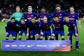 Equipo del Barcelona.