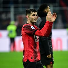 Christian Pulisic colabora con asistencia en triunfo del Milan ante el Cagliari en Copa Italia