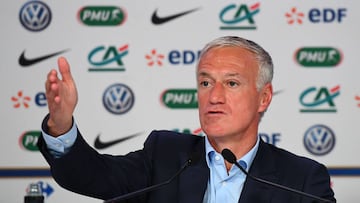 Didier Deschamps durante una rueda de prensa.