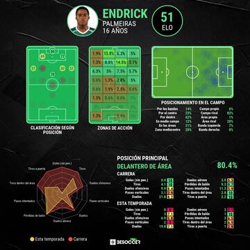 Perfil analítico de Endrick.