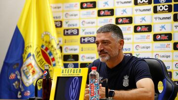 04/11/22 UD LAS PALMAS Rueda de prensa de Garcia Pimienta
