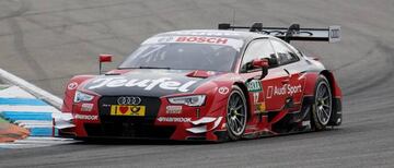 Molina, en Hockenheim. Ganó la carrera del sábado en la DTM Finale.