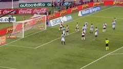 El espectacular gol de tiro libre de Quintero a Gabriel Arias