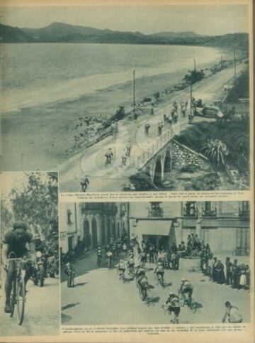 Recorrido por las mejores im¨¢genes de la I Vuelta a Espa?a a trav¨¦s de la edici¨®n de AS Semanal de 1935.