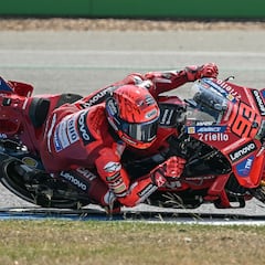 Carrusel de caídas, incluida la segunda de Márquez