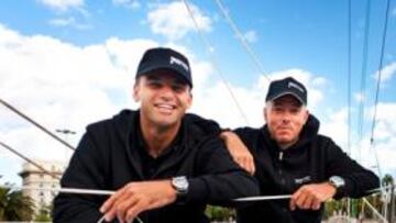 Sanmartí (izq.), con Mumbrú.