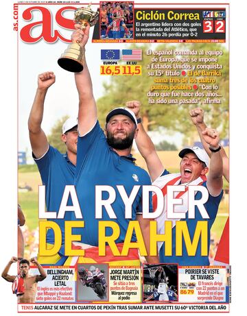 Las portadas de AS de octubre