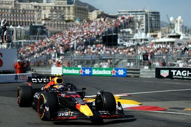 Checo Pérez arranca sólido el GP de Mónaco