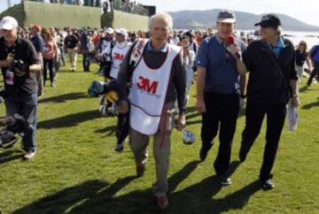 Clint Eastwood y Nick Faldo.