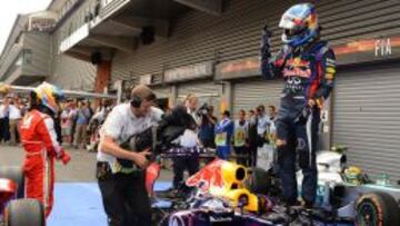 Vettel: "En Monza no esperamos estar tan fuertes"