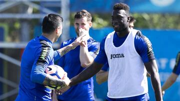 Felipe Caicedo, este miércoles.