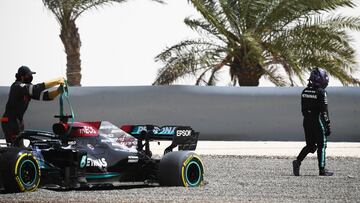 Lewis Hamilton (Mercedes W12). Bahr&eacute;in, F1 2020. 
