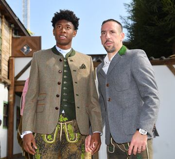 Franck Ribery y David Alaba