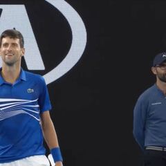 Detalle con Nadal: la respetuosa celebración de Djokovic tras el último punto