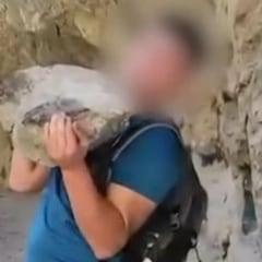 La Guardia Civil aclara qué le puede pasar al autor del vídeo de la piedra que ha indignado a una multitud