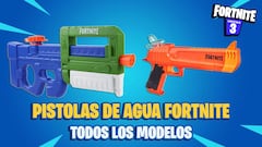 Pistolas de agua de Fortnite: todos los modelos y cómo son