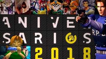 Los aniversarios de 2018: efemérides de videojuegos