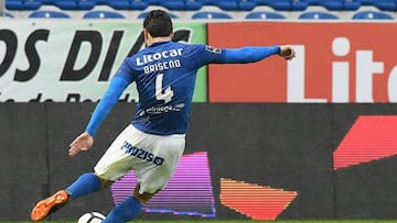 Antonio Briseño en la derrota del Feirense 2-1 ante el Rio Ave.