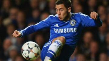 Eden Hazard de Chelsea está quinto gracias al 2,10% de ventas de camistas.