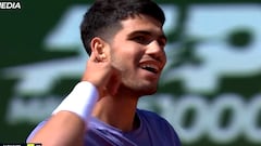 Alcaraz hace el punto del año en Montecarlo: vean y disfruten la locura que inventó