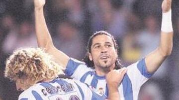 <b>NUEVOS TIEMPOS, GOLEADORES DISTINTOS. </b>Los fichajes del Depor (De Guzmán y Juanma) fueron los encargados de ejecutar al Real Madrid. El bigoleador Juanma vivió una de sus noches más felices.