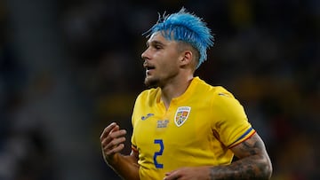 Ratiu, durante un amistoso contra Bulgaria.