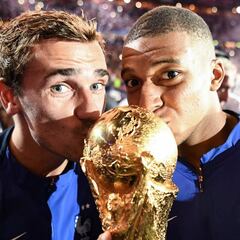 Mbappé superó a Griezmann en 2018, según France Football
