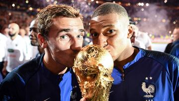 Mbappé superó a Griezmann en 2018, según France Football