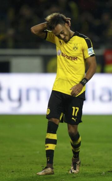 Pierre-Emerick Aubameyang con el Borussia de Dortmund. 
