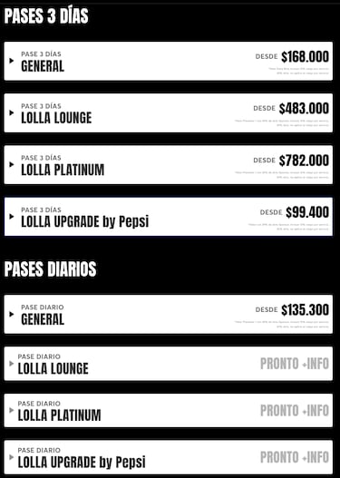 Lollapalooza Chile 2026: a qué hora empieza la venta de entradas hoy, 12 de agosto, precios y cómo comprar