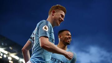 De Bruyne y San¨¦ devuelven el liderato al Manchester City