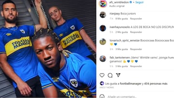 New Wimbledon shirt sparks huge demand among Boca Juniors fans 