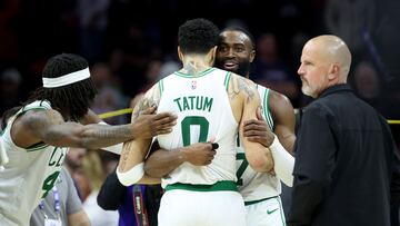 The Boston Celtics survived an elimination game in Philadelphia with a Game 6 win over the Sixers after a brilliant fourth quarter from Jayson Tatum.