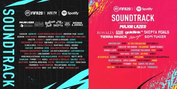 El cartel de la banda sonora.