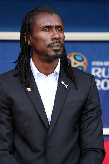 Aliou Cisse,seleccionador de Senegal.