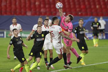 Sevilla-Krasnodar en imágenes