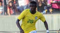 Vinicius Junior, con la selecci&oacute;n brasile&ntilde;a.