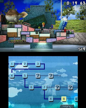 Captura de pantalla - Sayonara Umihara Kawase (3DS)